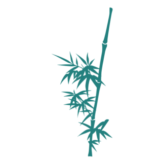 Bamboo Stick Decal (Turquoise)